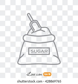 Line icon- sugar