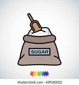 Line icon- sugar