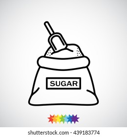 Line icon- sugar
