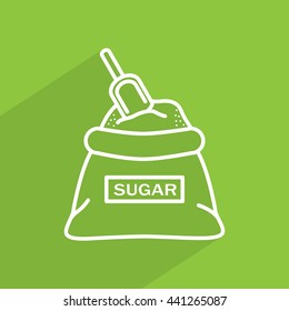 Line icon- sugar