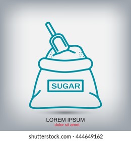 Line icon- sugar