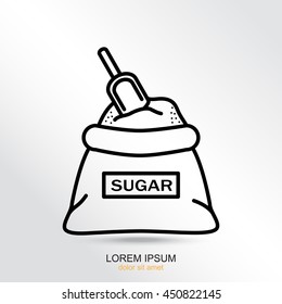 Line icon- sugar