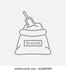 Line icon- sugar