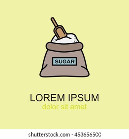 Line icon- sugar