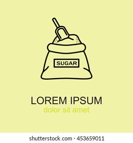 Line icon- sugar