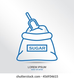 Line icon- sugar