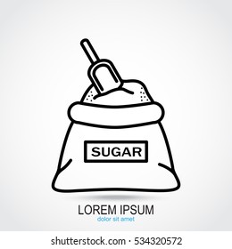 Line icon- sugar