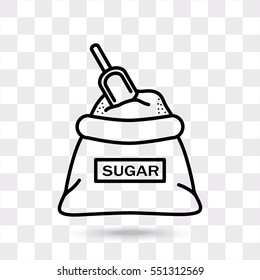 Line icon- sugar