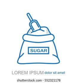Line icon- sugar