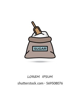 Line icon- sugar