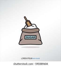 Line icon- sugar