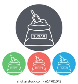 Line icon- sugar