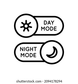 590 Night mode switch button Images, Stock Photos & Vectors | Shutterstock