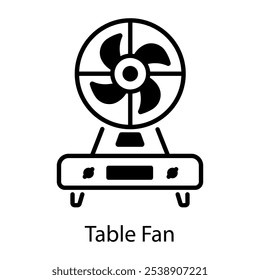 Ein Liniensymbol des Tabellenlüfters 