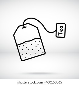 Line icon-  teabag