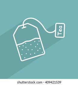 Line icon-  teabag