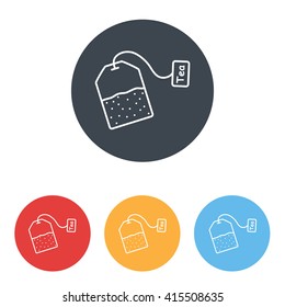 Line icon-  teabag