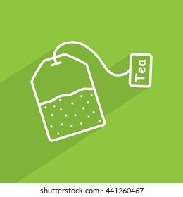 Line icon-  teabag