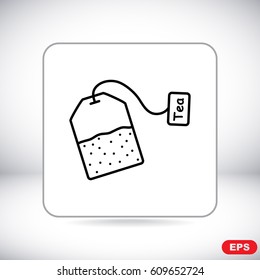 Line icon-  teabag