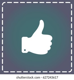 Line icon- thumb up
