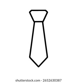 line icon tie on white background vector
Vector line icon on white background