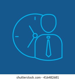 Line icon-   time management
