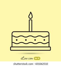Line icon-   time management