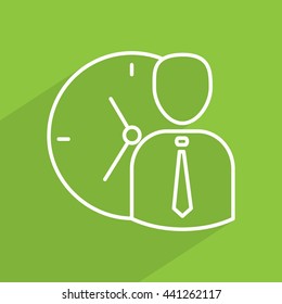 Line icon-   time management