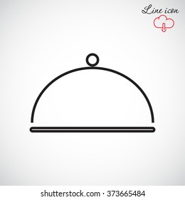Line icon- tray
