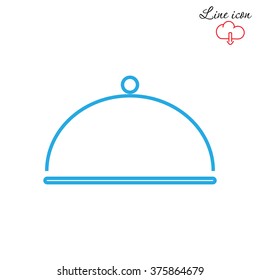 Line icon- tray