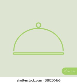 Line icon- tray