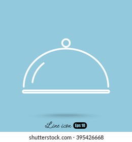 Line icon- tray