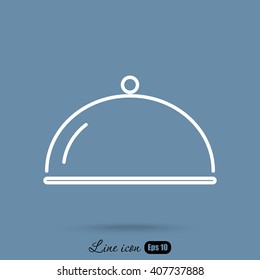 Line icon- tray