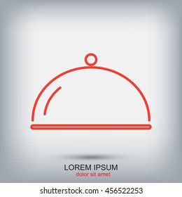 Line icon- tray