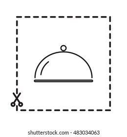 Line icon- tray