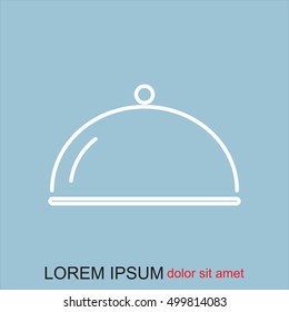 Line icon- tray