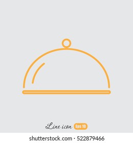 Line icon- tray