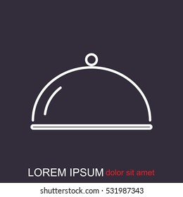 Line icon- tray