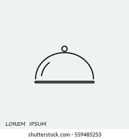 Line icon- tray