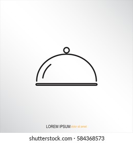 Line icon- tray