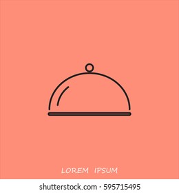 Line icon- tray