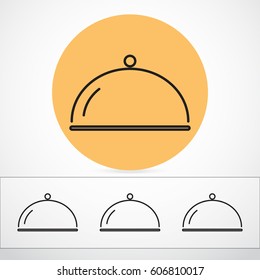 Line icon- tray