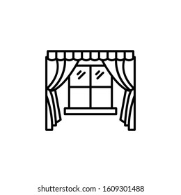 line icon vector illustration. interior symbol. isolated on white background.