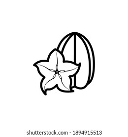 line icon vector. Outline fruit, line icon, vector illustration, isolated.  flat vector simple element illustration from editable fruit.