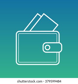 Line icon- wallet