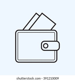 Line icon- wallet