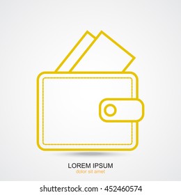 Line icon- wallet