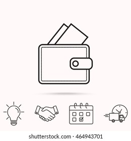 Line icon- wallet