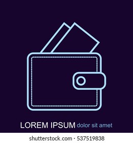 Line icon- wallet