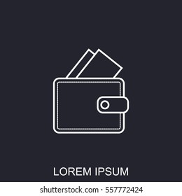 Line icon- wallet